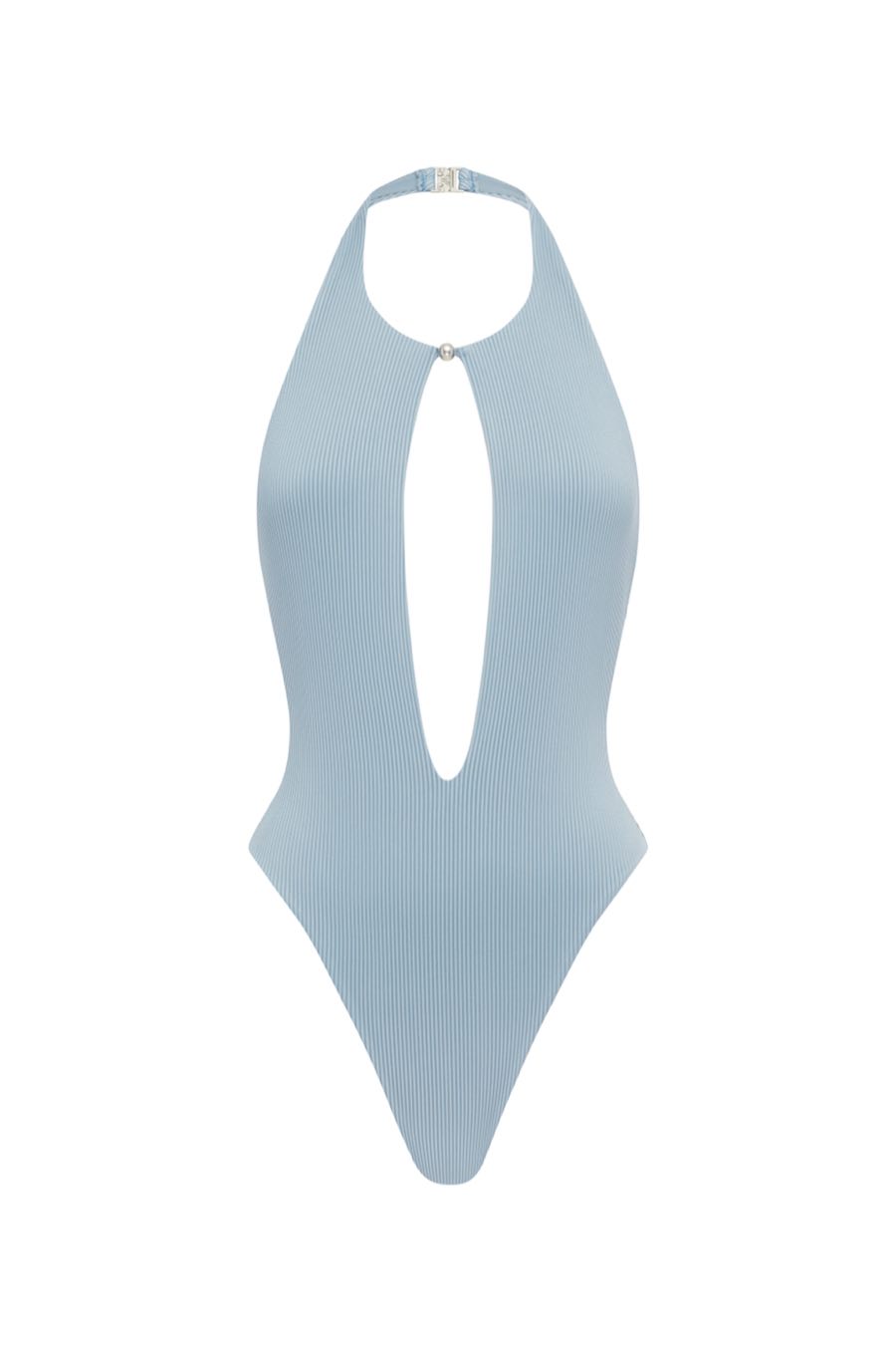 Line One Piece · Seafoam, ghost flat-lay