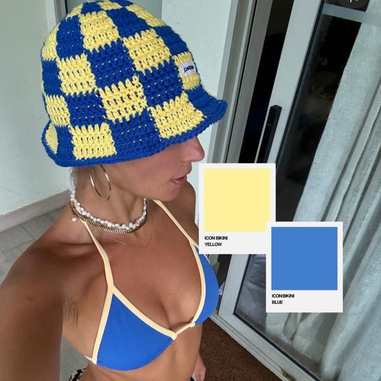 As worn: Icon Bikini Set in Blue