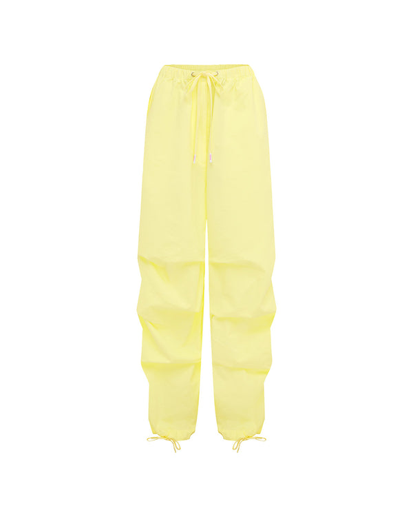 Icon Pants in Yellow, ghost flat-lay