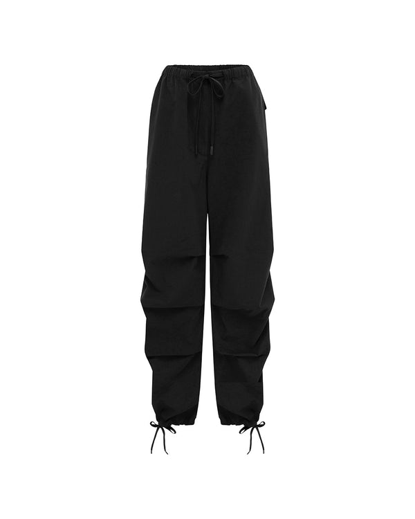 Icon Pants in Black, ghost flat-lay