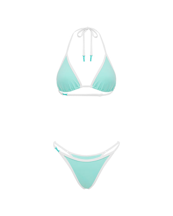 Icon in Mint, ghost flat-lay