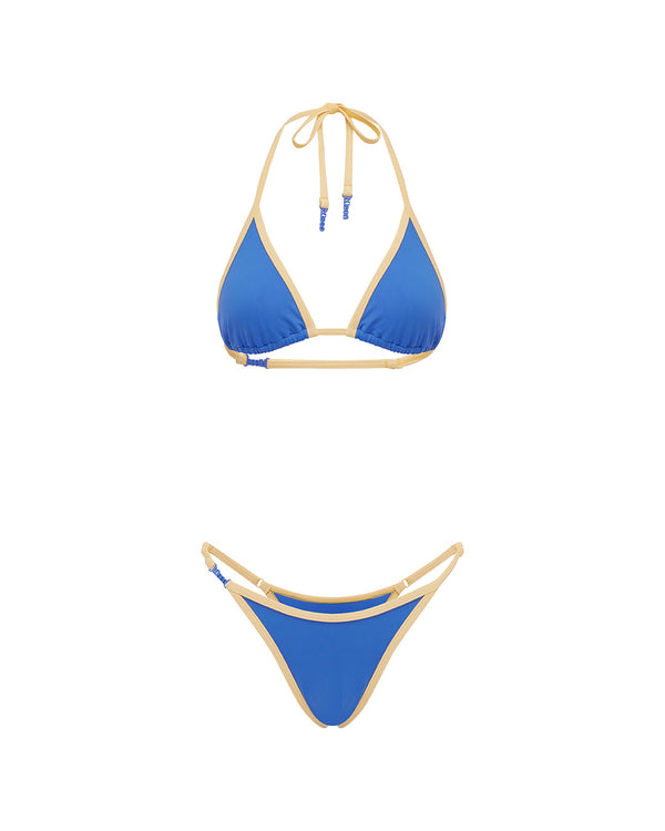 Icon in Blue, ghost flat-lay