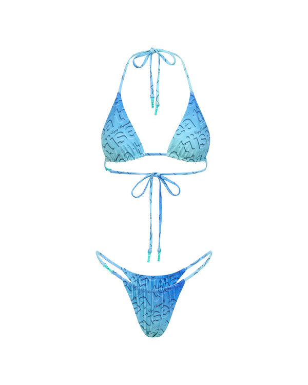 Rush in Blue, ghost flat-lay